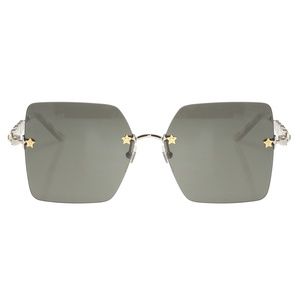 GUCCI Square Metal Sunglasses